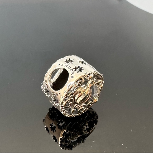 Pandora Disney, Cinderella Midnight Pumpkin 925 Ale with CZ Charm #87 - Picture 5 of 7